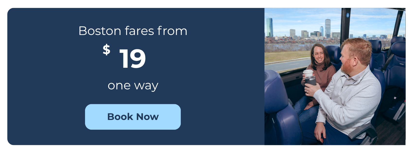 Boston fares from $19