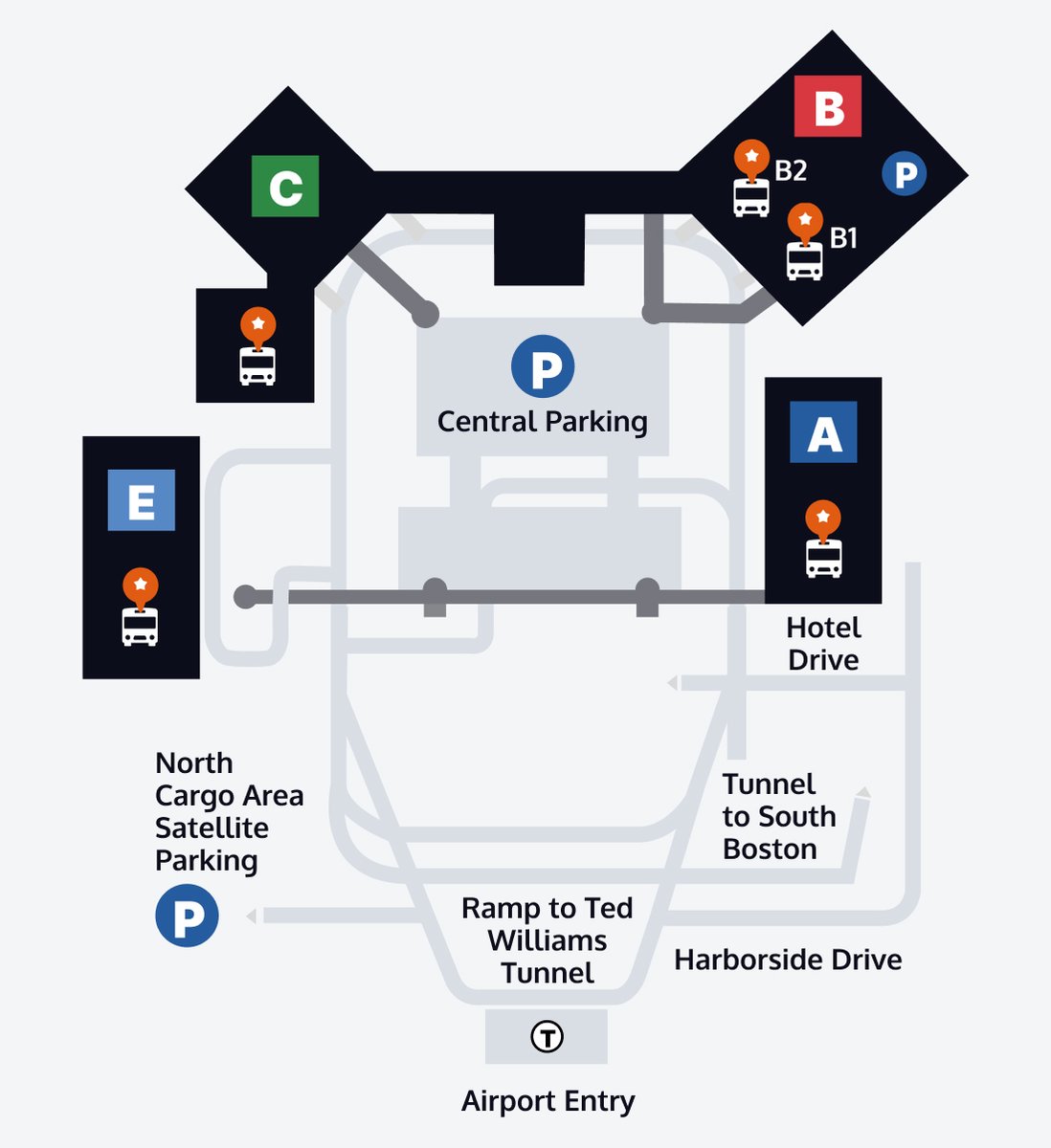 Logan Airport Bus Service | C&amp;J Drops You Off at Your Terminal!